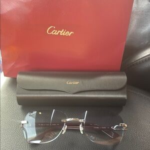 Cartier Rimless Sunglasses
